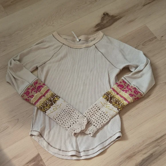 Free People Thermal Top, Size Small - Picture 1 of 3